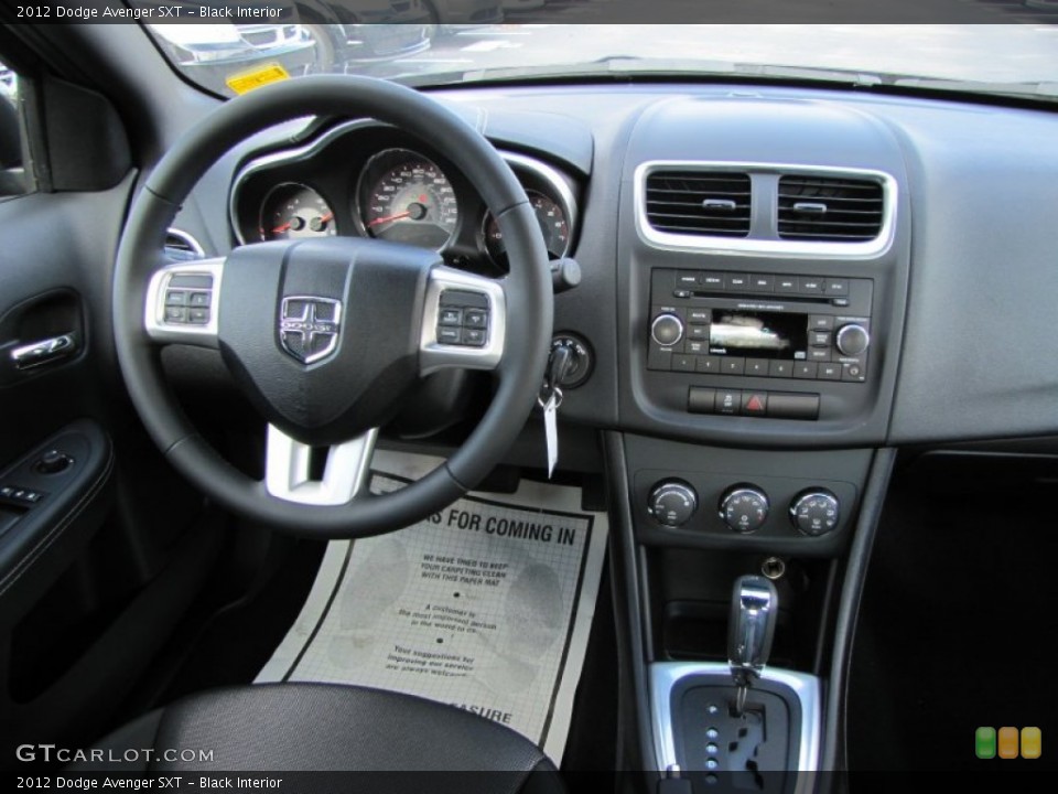 Black Interior Dashboard for the 2012 Dodge Avenger SXT 55489745