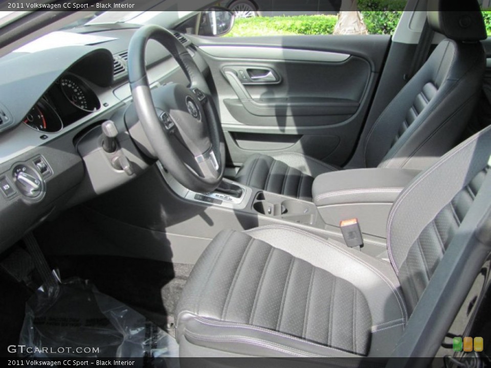 Black Interior Photo for the 2011 Volkswagen CC Sport #55490723