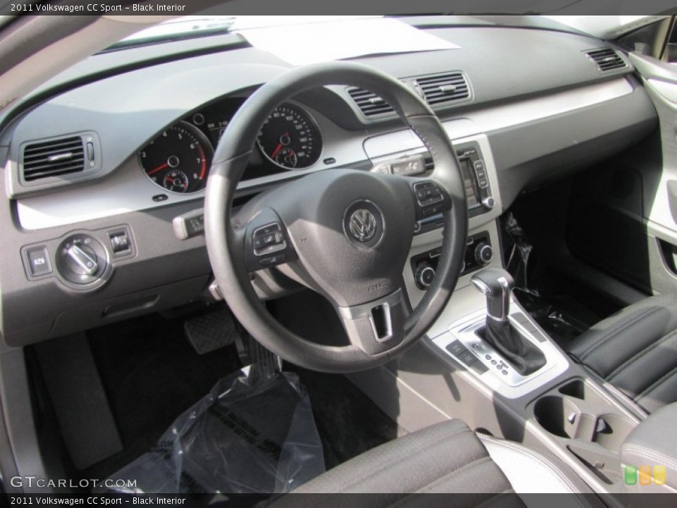 Black Interior Dashboard for the 2011 Volkswagen CC Sport #55490732