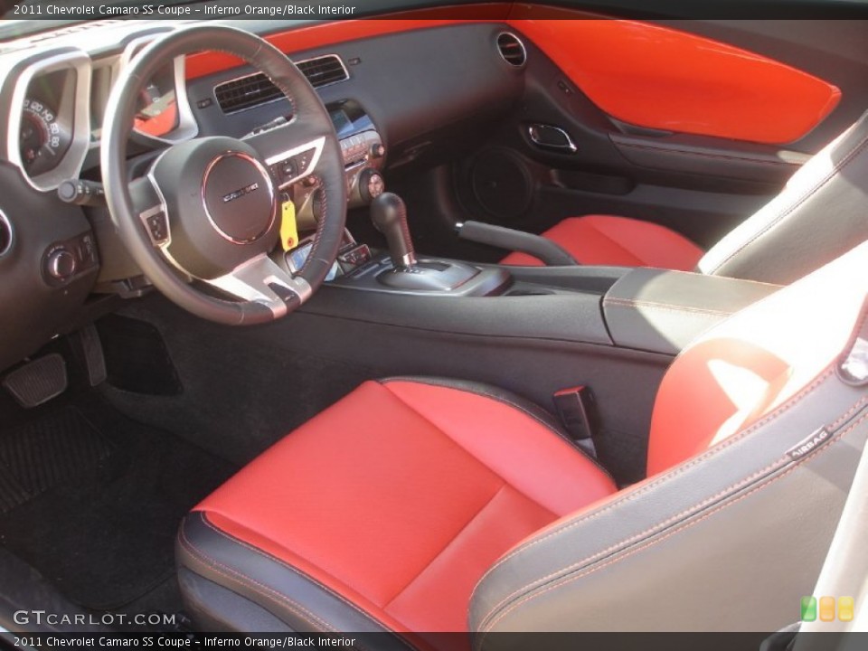 Inferno Orange/Black Interior Photo for the 2011 Chevrolet Camaro SS Coupe #55492079