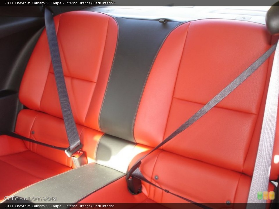 Inferno Orange/Black Interior Photo for the 2011 Chevrolet Camaro SS Coupe #55492087