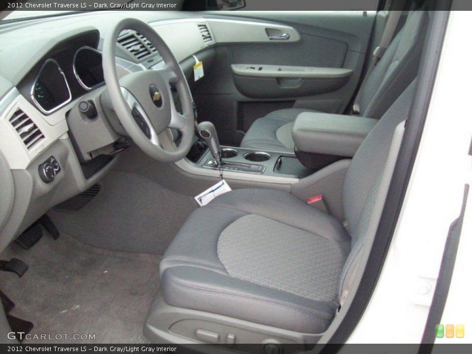 Dark Gray/Light Gray Interior Photo for the 2012 Chevrolet Traverse LS #55492466