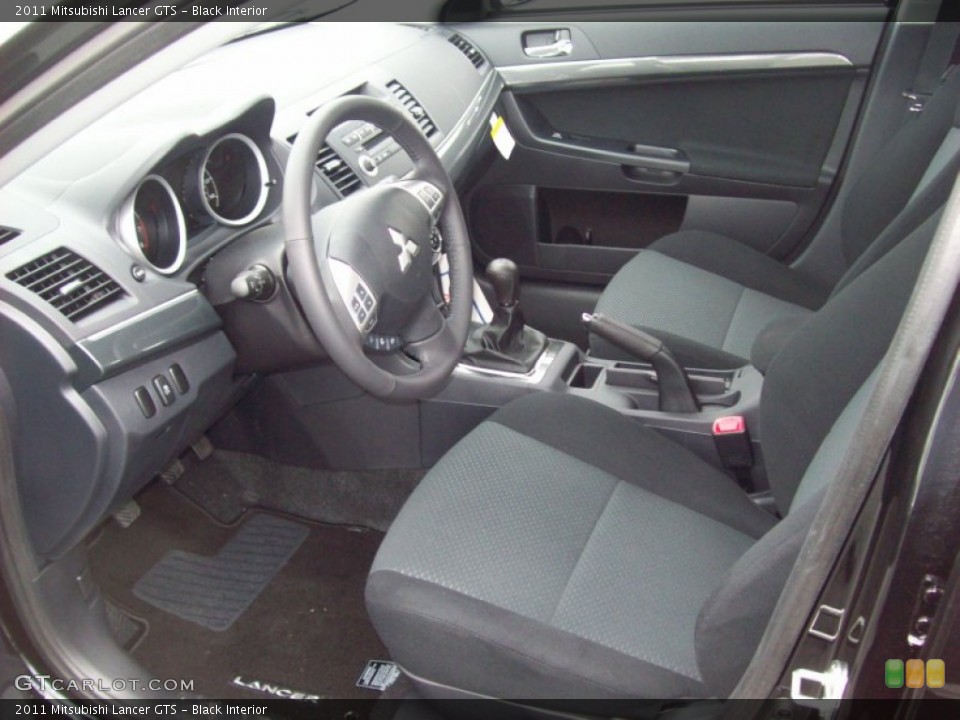Black Interior Photo for the 2011 Mitsubishi Lancer GTS #55492958