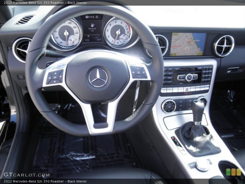 Black Interior Dashboard for the 2012 Mercedes-Benz SLK 350 Roadster #55494859