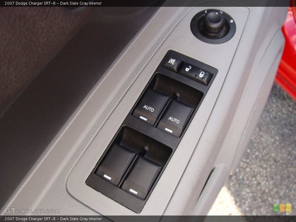 Dark Slate Gray Interior Controls for the 2007 Dodge Charger SRT-8 #55495040