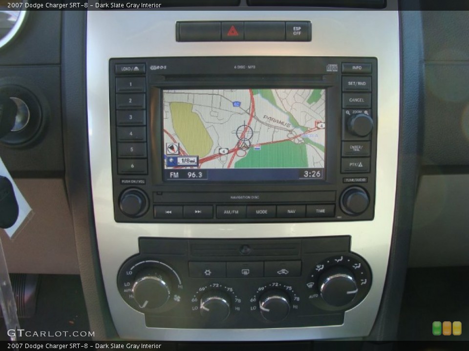 Dark Slate Gray Interior Navigation for the 2007 Dodge Charger SRT-8 #55495085