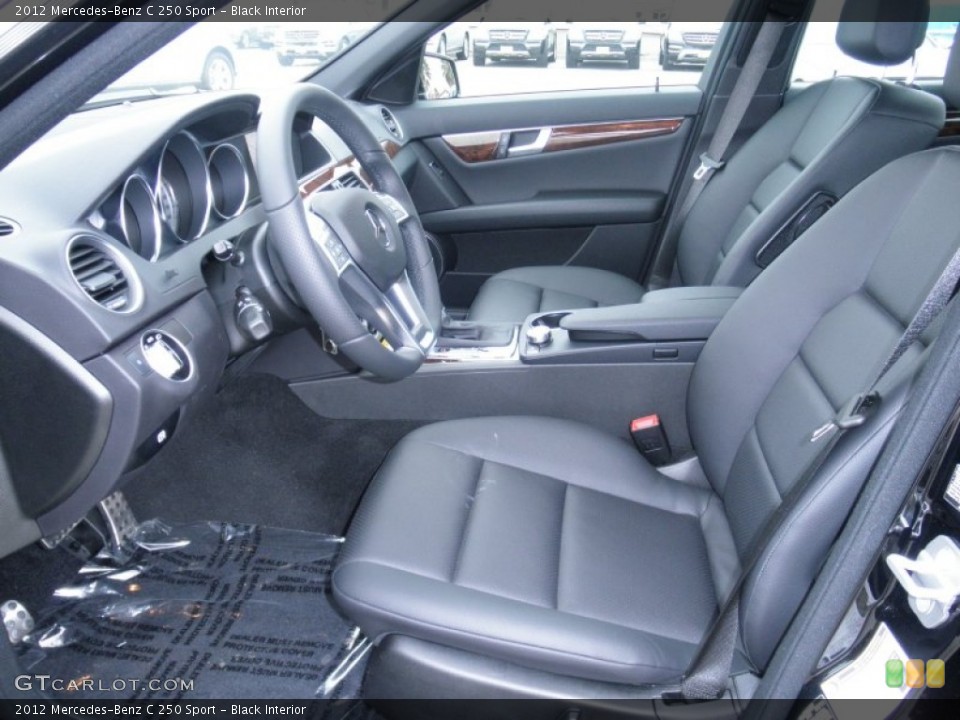 Black Interior Photo for the 2012 Mercedes-Benz C 250 Sport #55495109