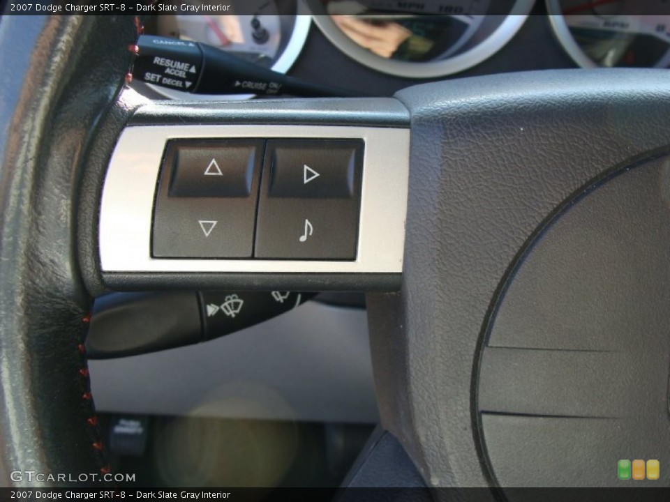 Dark Slate Gray Interior Controls for the 2007 Dodge Charger SRT-8 #55495113