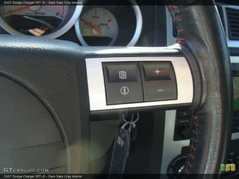 Dark Slate Gray Interior Controls for the 2007 Dodge Charger SRT-8 #55495120