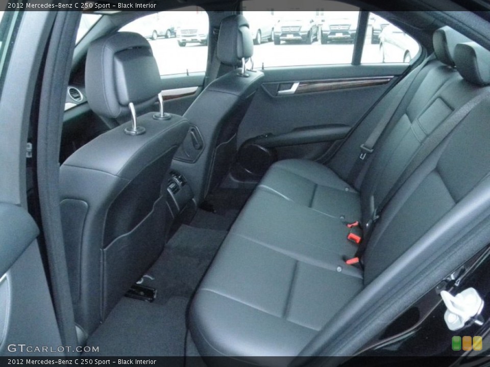 Black Interior Photo for the 2012 Mercedes-Benz C 250 Sport #55495124