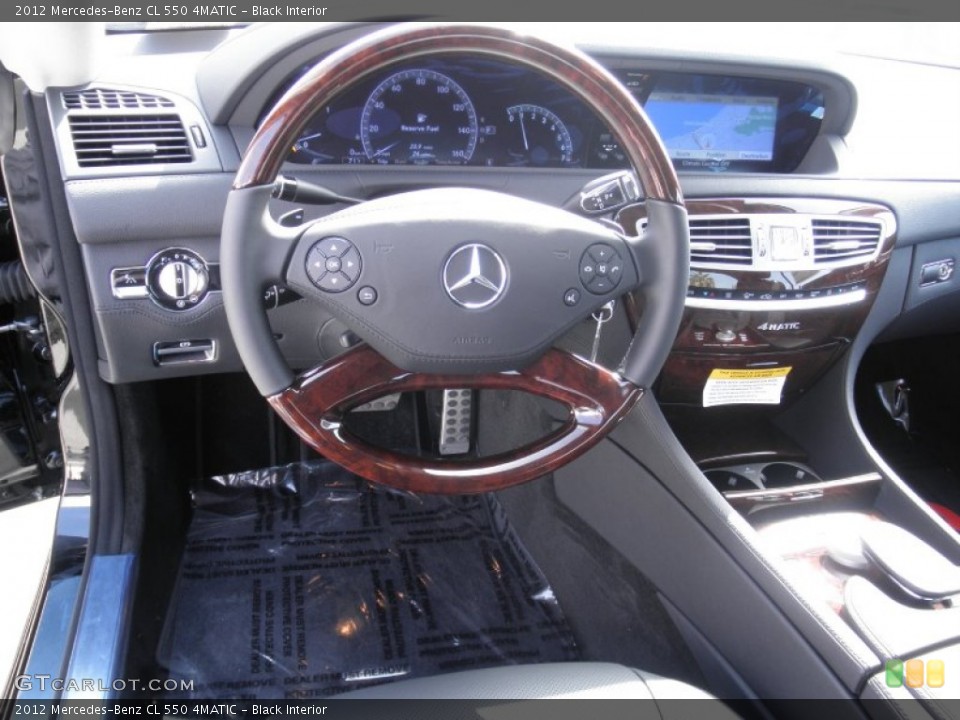 Black Interior Dashboard for the 2012 Mercedes-Benz CL 550 4MATIC #55495487