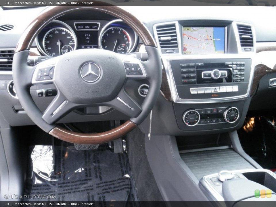 Black Interior Dashboard for the 2012 Mercedes-Benz ML 350 4Matic #55495754
