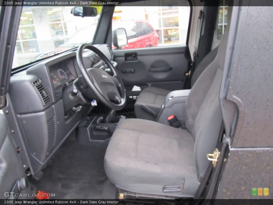 Dark Slate Gray Interior Photo for the 2005 Jeep Wrangler Unlimited Rubicon 4x4 #55496690