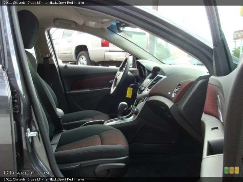 Jet Black/Sport Red Interior Photo for the 2011 Chevrolet Cruze LT #55498463