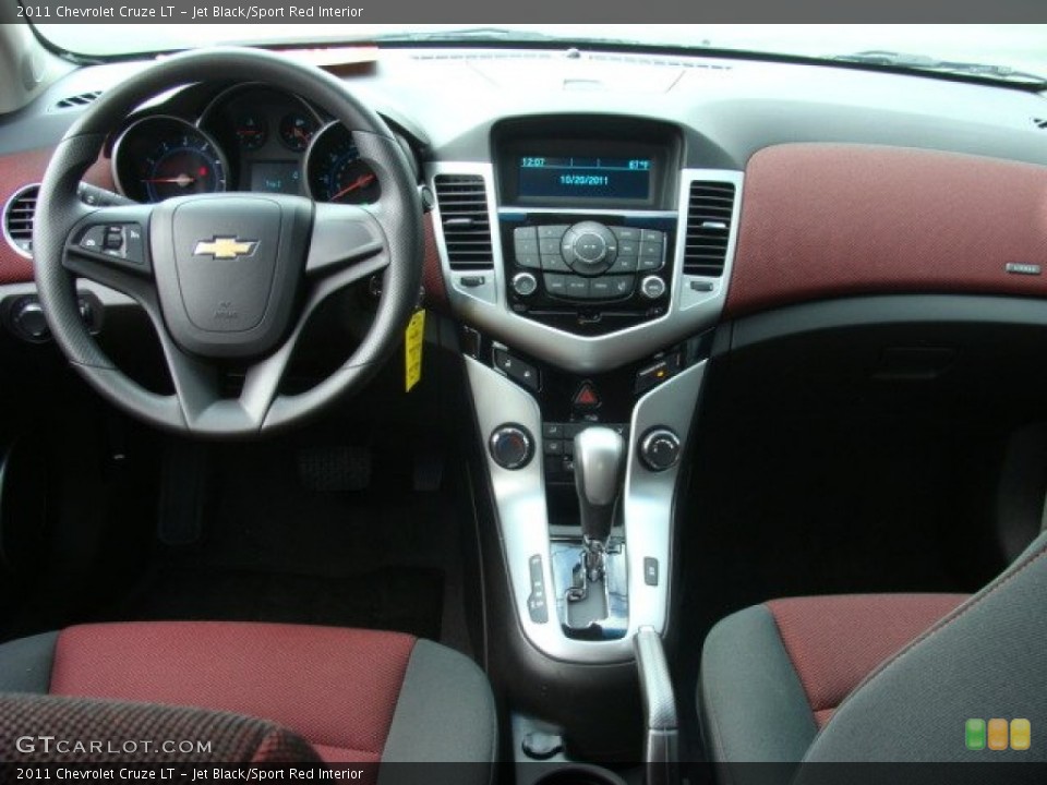 Jet Black/Sport Red Interior Dashboard for the 2011 Chevrolet Cruze LT #55498472