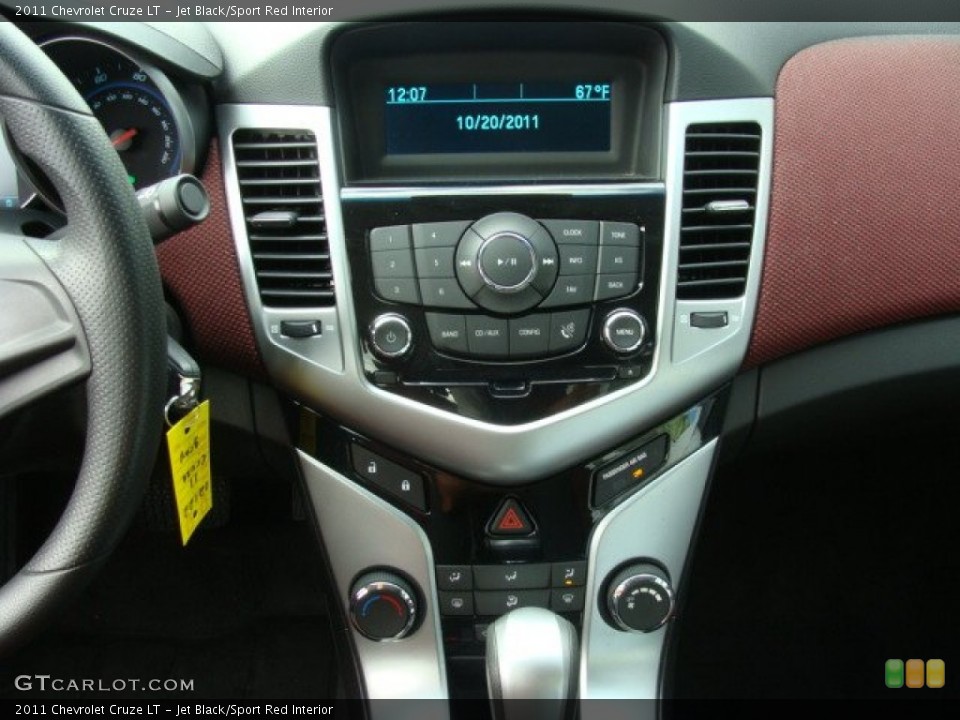 Jet Black/Sport Red Interior Controls for the 2011 Chevrolet Cruze LT #55498493