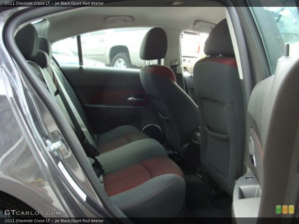 Jet Black/Sport Red Interior Photo for the 2011 Chevrolet Cruze LT #55498502