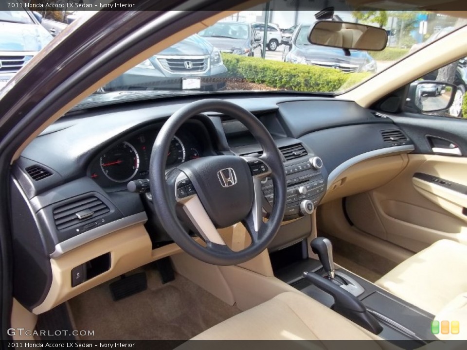 Ivory Interior Dashboard for the 2011 Honda Accord LX Sedan #55499159