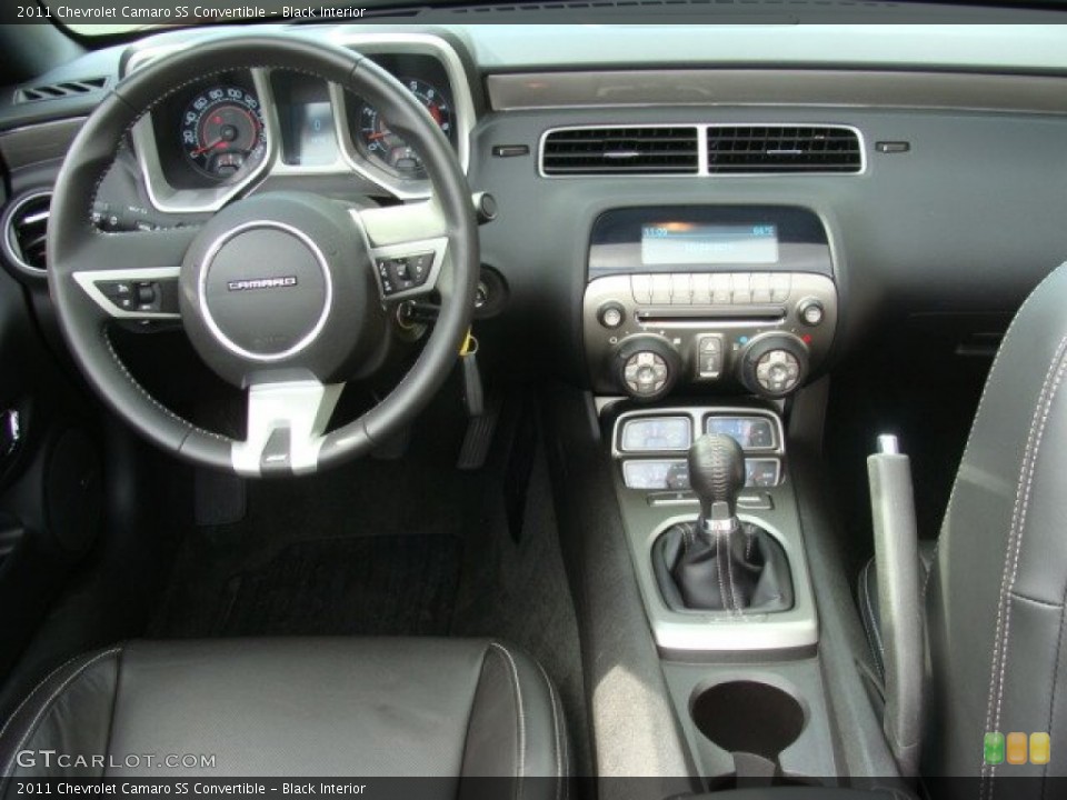 Black Interior Dashboard for the 2011 Chevrolet Camaro SS Convertible #55499402
