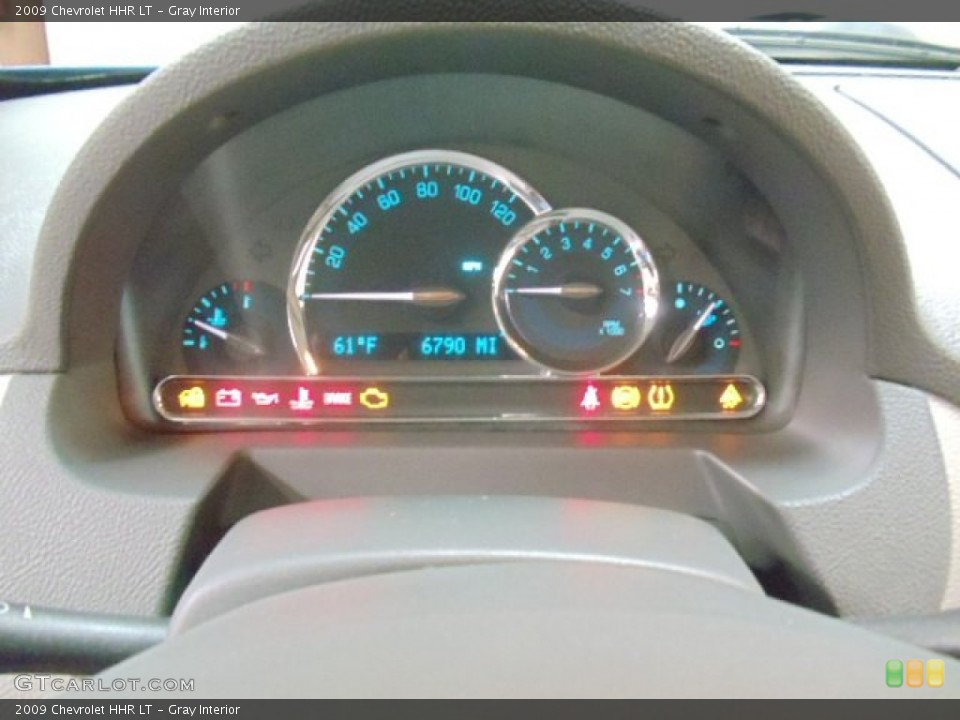 Gray Interior Gauges for the 2009 Chevrolet HHR LT #55499651