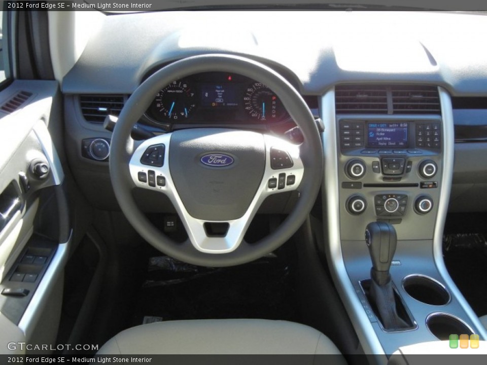 Medium Light Stone Interior Dashboard for the 2012 Ford Edge SE #55501094
