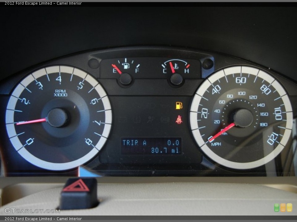 Camel Interior Gauges for the 2012 Ford Escape Limited #55501662