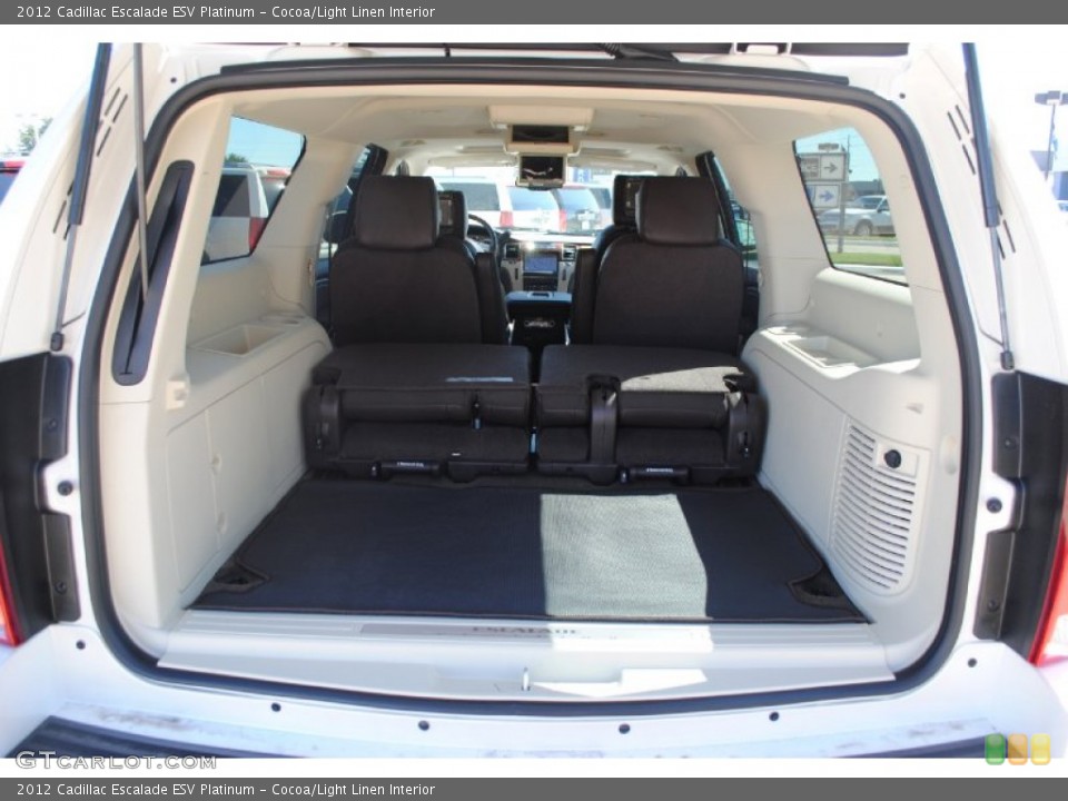 Cocoa/Light Linen Interior Trunk for the 2012 Cadillac Escalade ESV Platinum #55502498