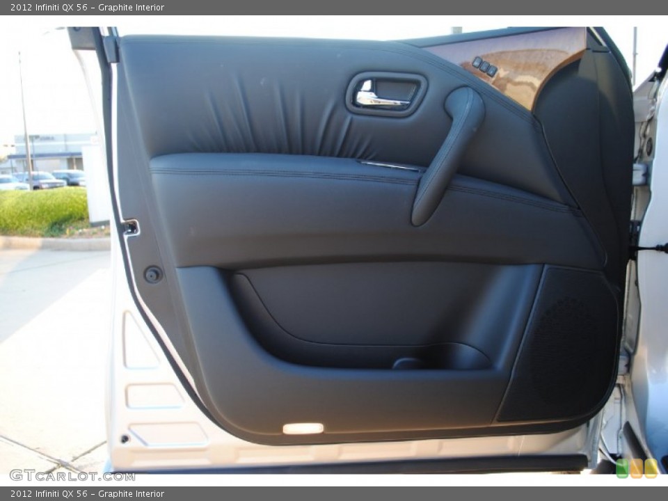 Graphite Interior Door Panel for the 2012 Infiniti QX 56 #55504080