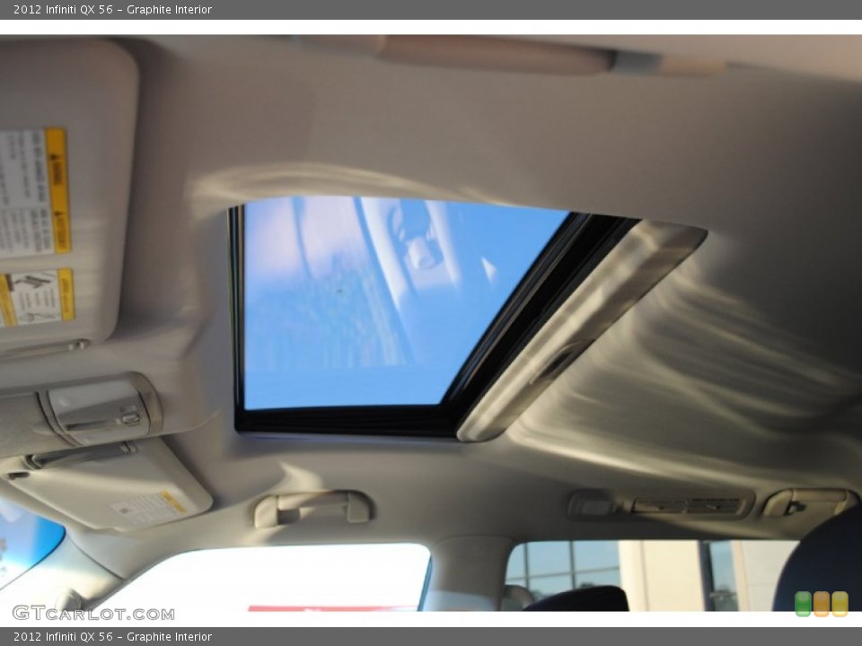 Graphite Interior Sunroof for the 2012 Infiniti QX 56 #55504098