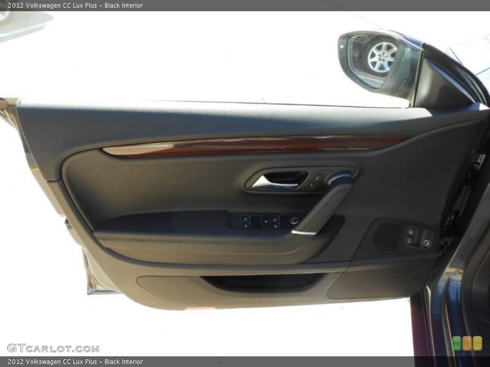 Black Interior Door Panel for the 2012 Volkswagen CC Lux Plus #55504520