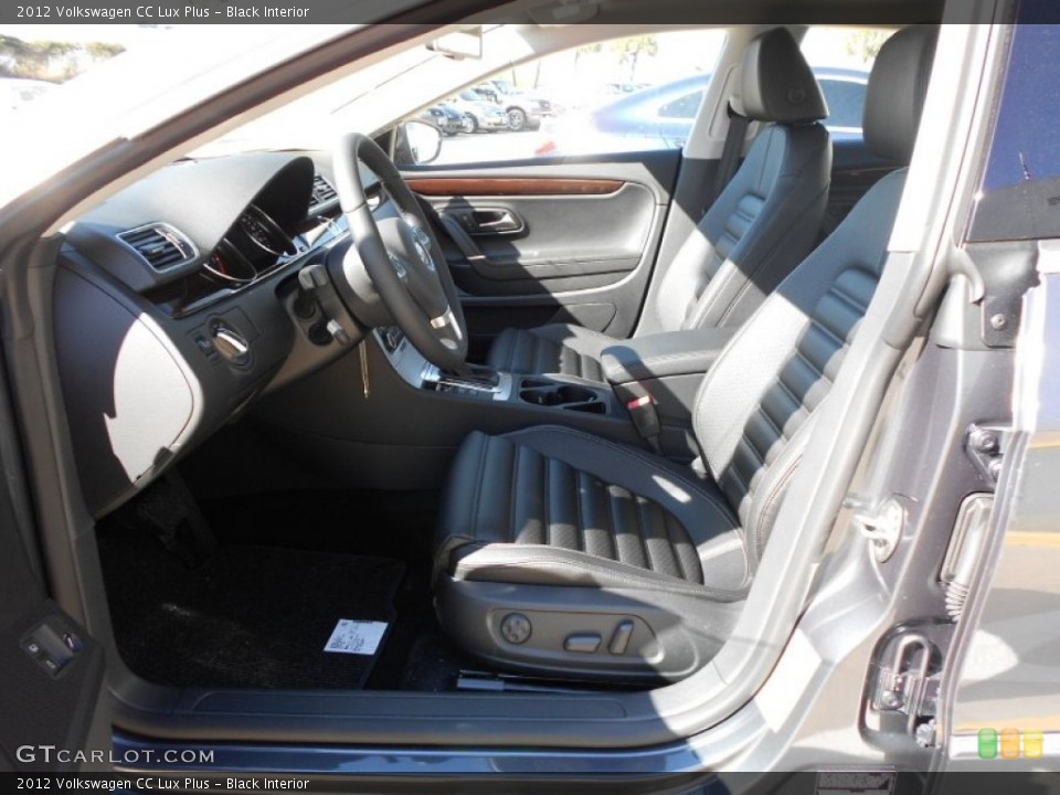 Black Interior Photo for the 2012 Volkswagen CC Lux Plus #55504526
