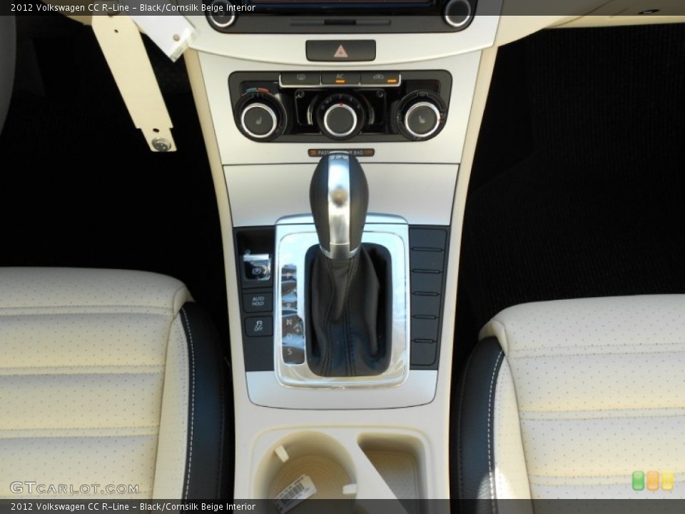 Black/Cornsilk Beige Interior Transmission for the 2012 Volkswagen CC R-Line #55504814