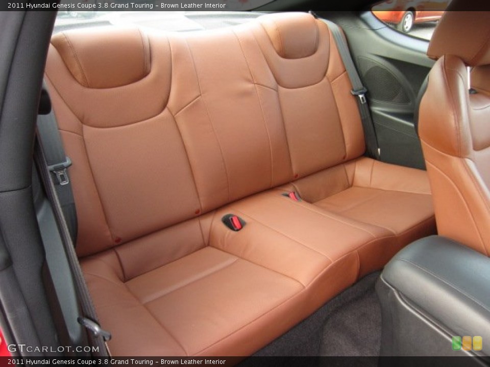 Brown Leather Interior Photo for the 2011 Hyundai Genesis Coupe 3.8 Grand Touring #55505585