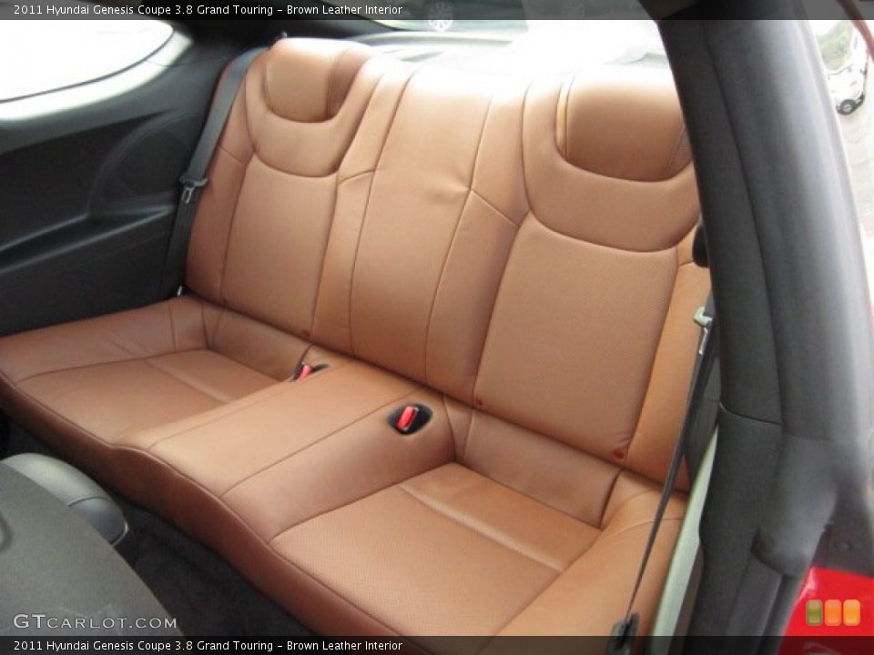 Brown Leather Interior Photo for the 2011 Hyundai Genesis Coupe 3.8 Grand Touring #55505591