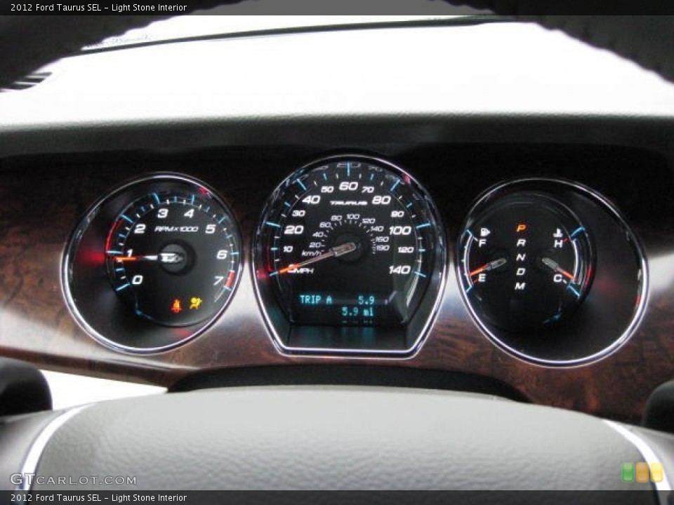 Light Stone Interior Gauges for the 2012 Ford Taurus SEL #55505807