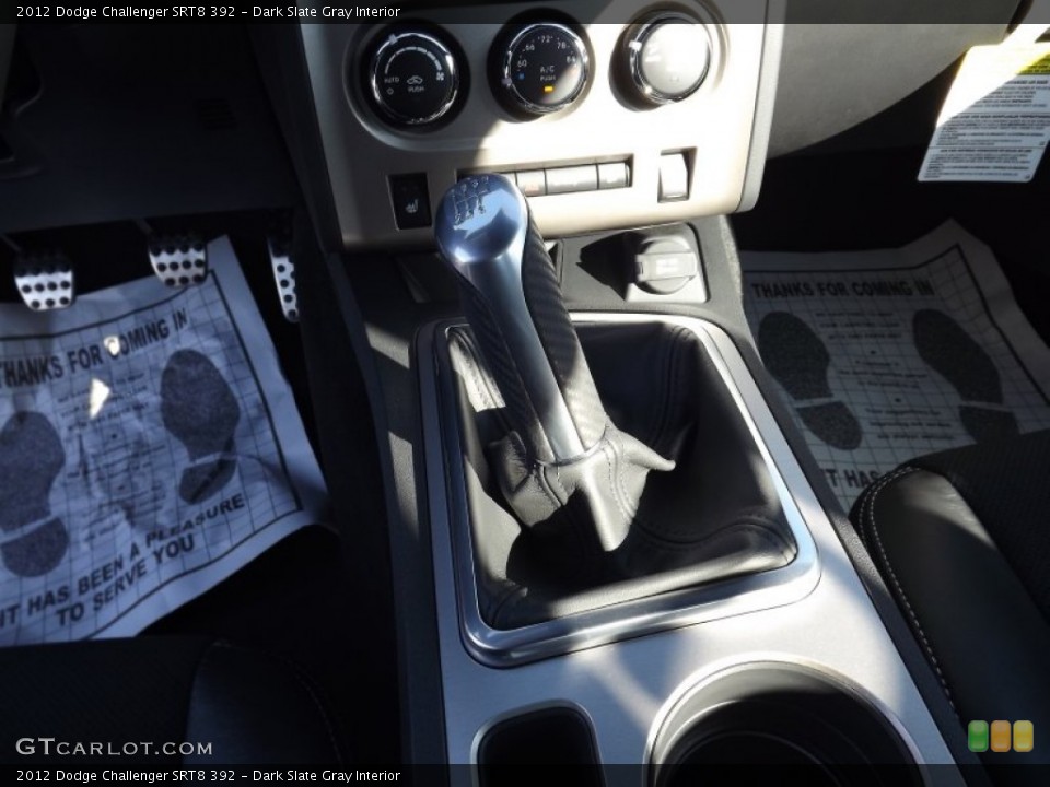 Dark Slate Gray Interior Transmission for the 2012 Dodge Challenger SRT8 392 #55506584