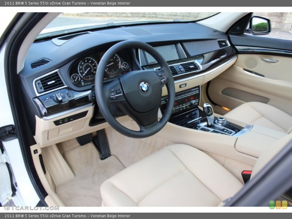 Venetian Beige Interior Prime Interior for the 2011 BMW 5 Series 550i xDrive Gran Turismo #55507850