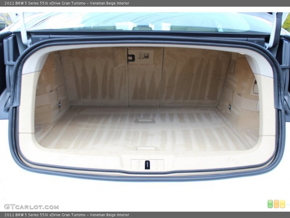 Venetian Beige Interior Trunk for the 2011 BMW 5 Series 550i xDrive Gran Turismo #55507943
