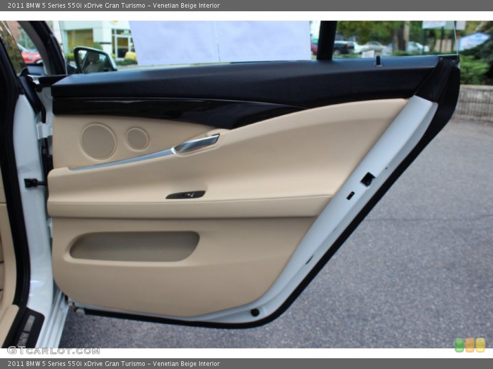 Venetian Beige Interior Door Panel for the 2011 BMW 5 Series 550i xDrive Gran Turismo #55507966