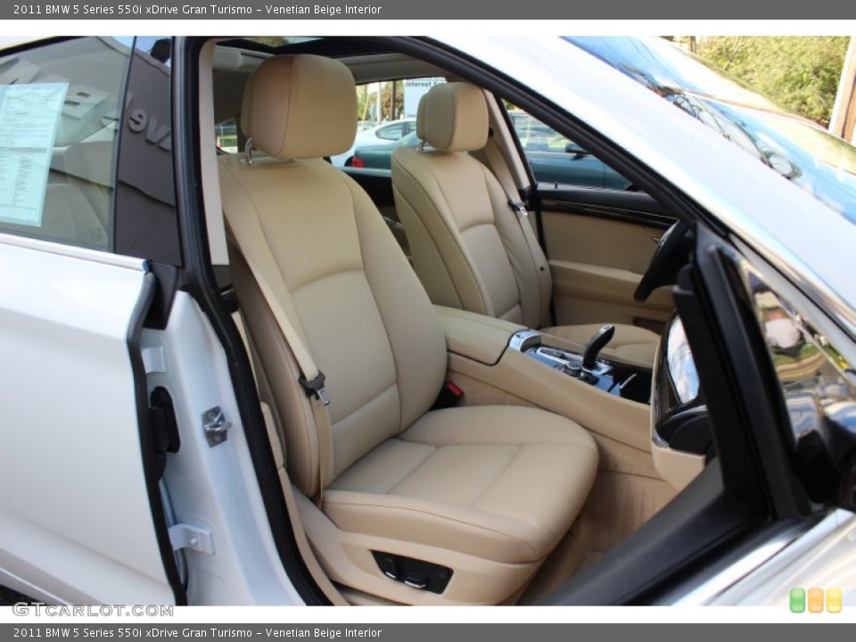 Venetian Beige Interior Photo for the 2011 BMW 5 Series 550i xDrive Gran Turismo #55508008