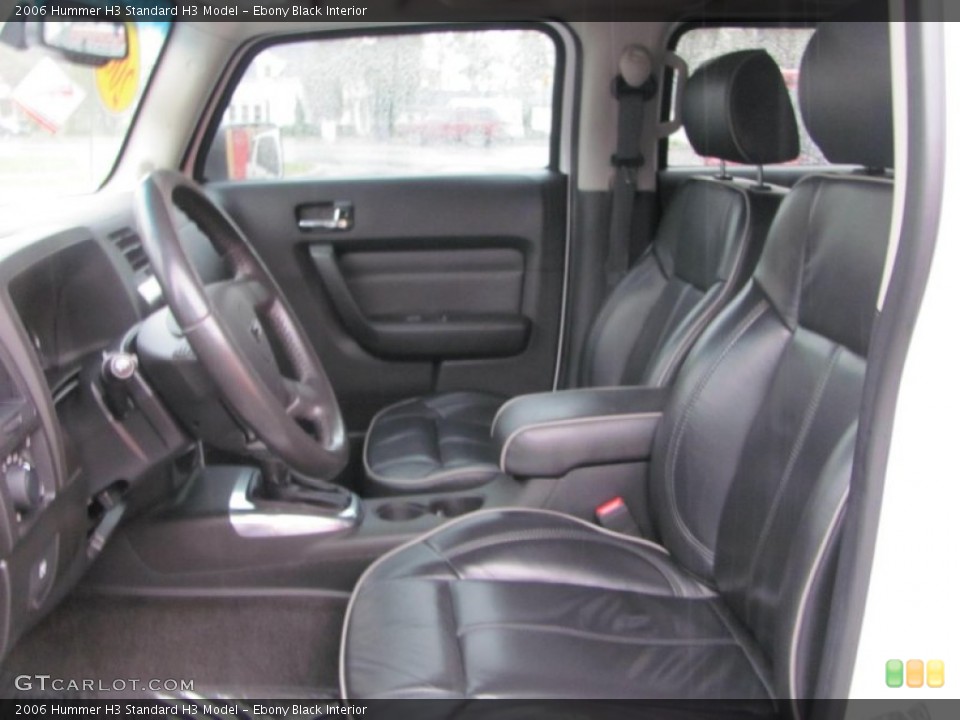 Ebony Black Interior Photo for the 2006 Hummer H3  #55508753
