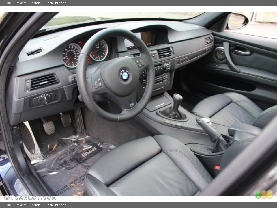 Black Interior Dashboard for the 2008 BMW M3 Sedan #55508754