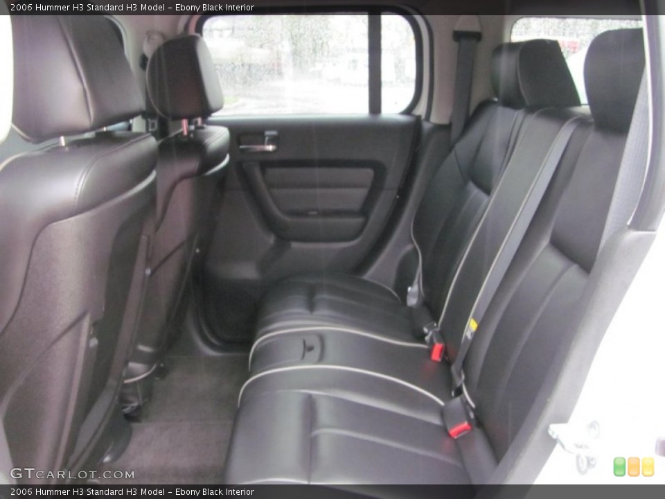 Ebony Black Interior Photo for the 2006 Hummer H3  #55508761