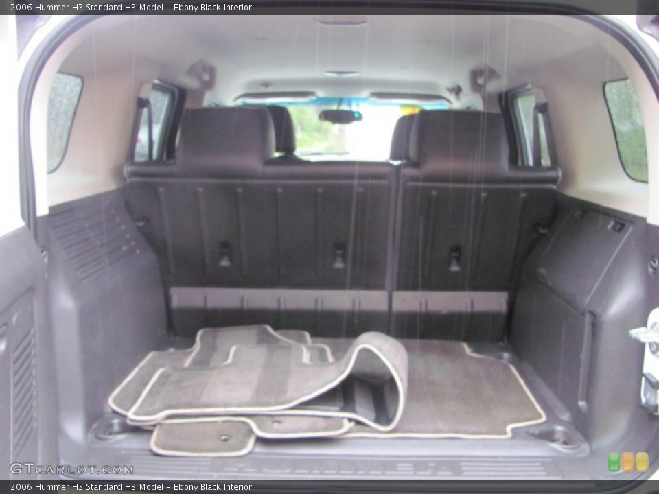 Ebony Black Interior Trunk for the 2006 Hummer H3  #55508774
