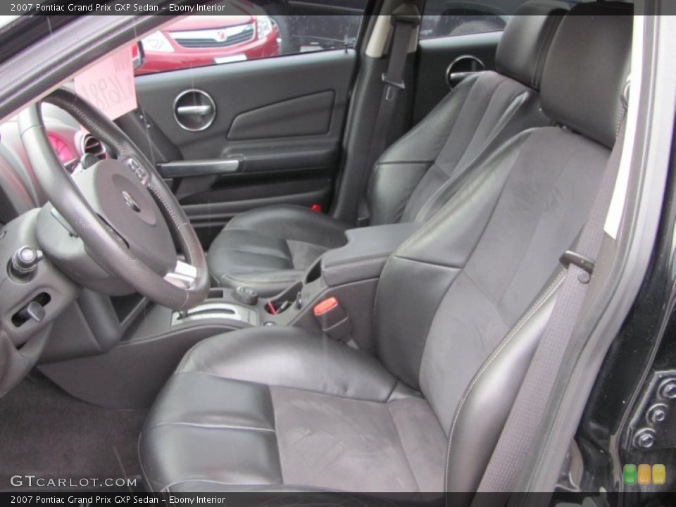 Ebony Interior Photo for the 2007 Pontiac Grand Prix GXP Sedan #55509638