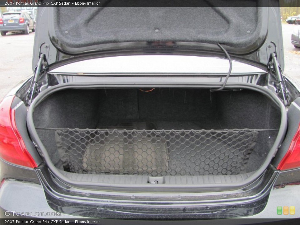 Ebony Interior Trunk for the 2007 Pontiac Grand Prix GXP Sedan #55509656