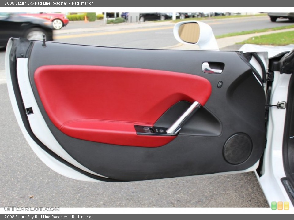 Red Interior Door Panel for the 2008 Saturn Sky Red Line Roadster #55509927