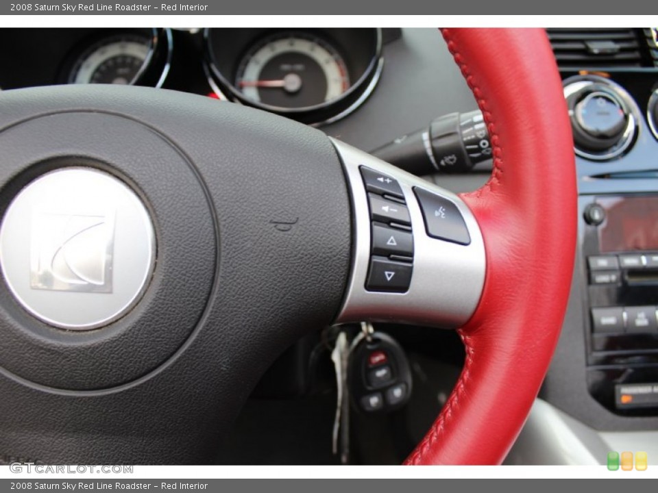 Red Interior Controls for the 2008 Saturn Sky Red Line Roadster #55509979
