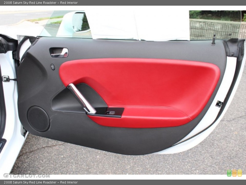 Red Interior Door Panel for the 2008 Saturn Sky Red Line Roadster #55510050
