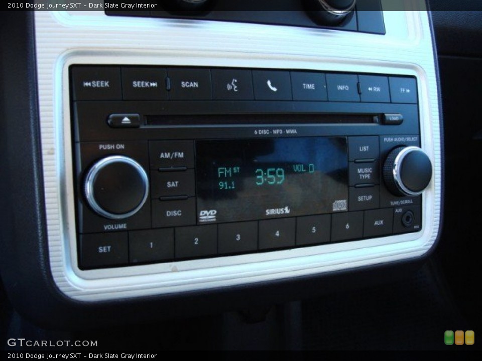 Dark Slate Gray Interior Audio System for the 2010 Dodge Journey SXT #55510440